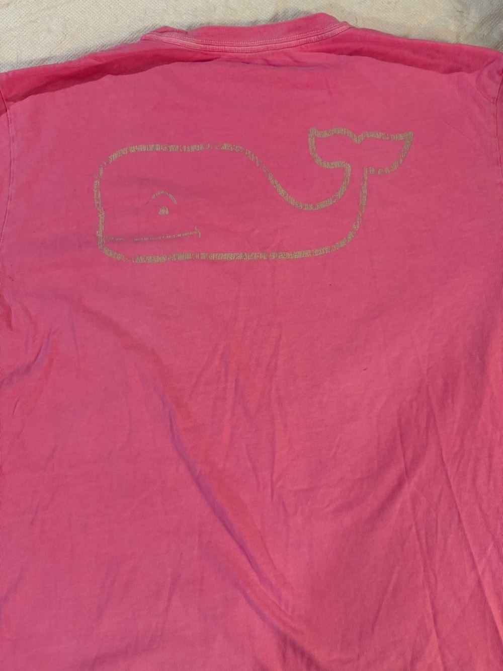 Vineyard Vines Men's Short-Sleeve Pocket Tee - Hot Pink - Picture 4 of 4